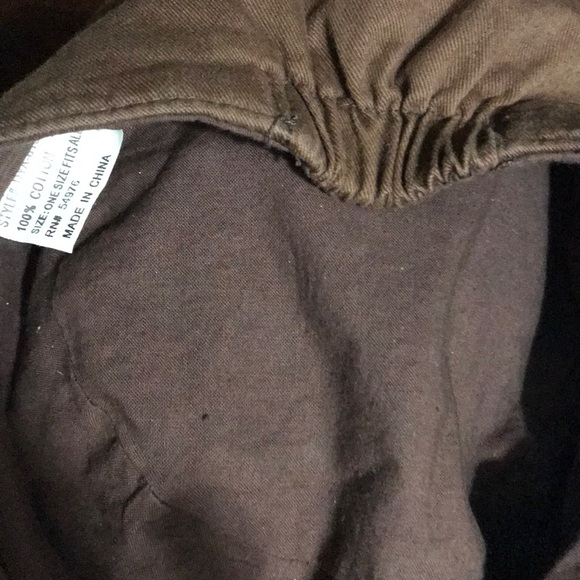 NWOT. DAVID AND YOUNG BROWN/WHITE CADET HAT - Picture 3 of 5